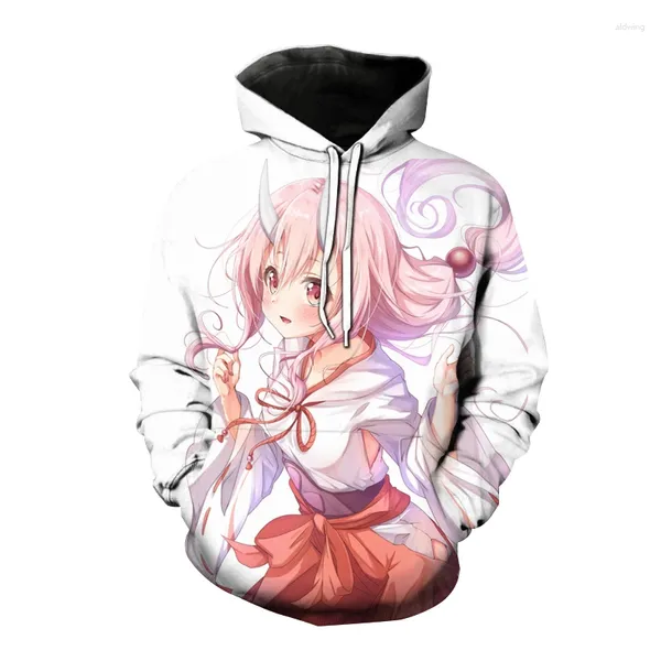 Männer Hoodies 3D Gedruckt Tensei Shitara Slime Datta Ken Hoodie Anime Damen Mode Trend Übergroßen Pullover