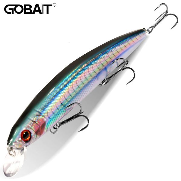 Köder, schwimmende Minnow, 14 cm, 24 g, Top-Water-Angelköder, Gewichtssystem, hängender Wobbler, 3 Drillinge, Jerkbait, Swimbait, Silikonköder 231023