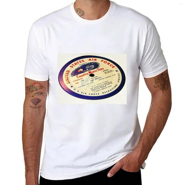 Herren Polos Jim Reeves Country Music Time USAF LP T-Shirt Sommer Top Blank T Shirts T-Shirts