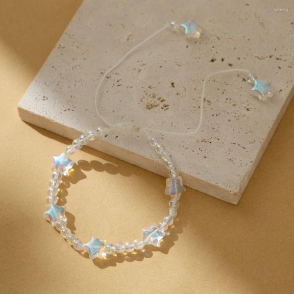 Charme pulseiras 2023 cristal pedra estrela para mulheres nicho design versátil senhoras acessórios de pulso jóias venda direta pulseira
