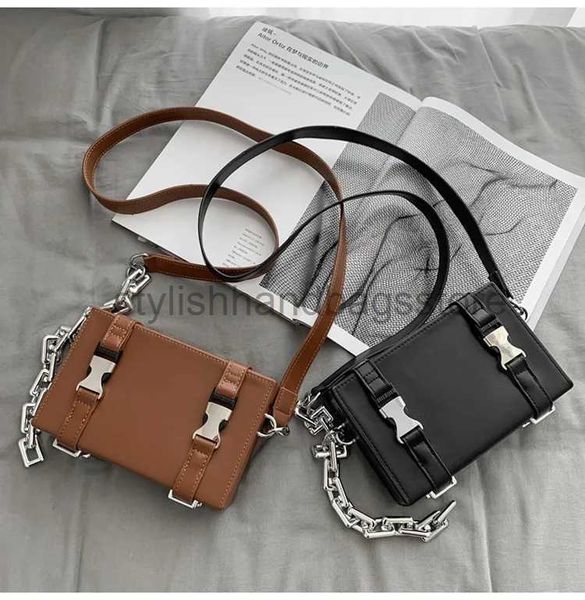 Cross Body Small Box Sape Design Pu Leader Soulder Taschen für Frauen 2023 Coole schwarze Umhängetasche Damen Reisetasche und Geldbörsenstyledhandbagsstore