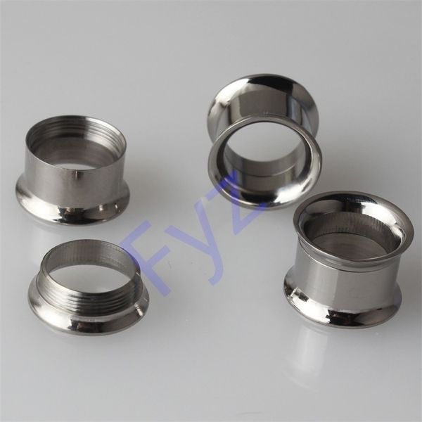 Stud G23 parafuso internamente rosqueado na orelha túneis ocos plugues expansor corpo piercing jóias 231020