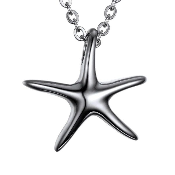 Colares Pingente Lily Memorial Jóias Pingente Starfish Charme Urna Cinzas Colar Lembrança Com Corrente Um Saco De Presente Jóias Colares Pen Dhylg