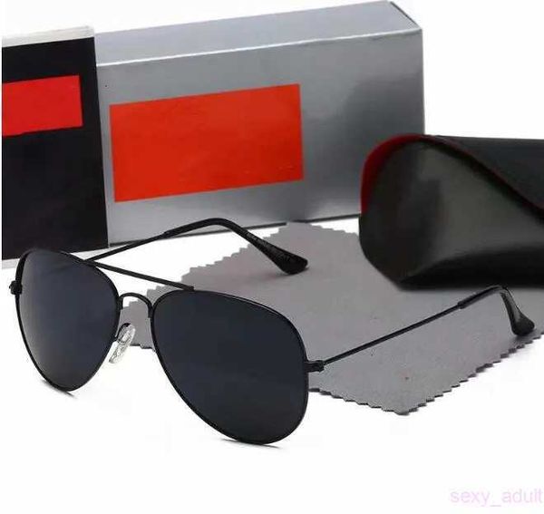 Klassische Mode-Outdoor-Sport-Sonnenbrille für Herren und Damen, Metallrahmen, luxuriöse Fahrmarke, Vintage-High-Definition-Glaslinse