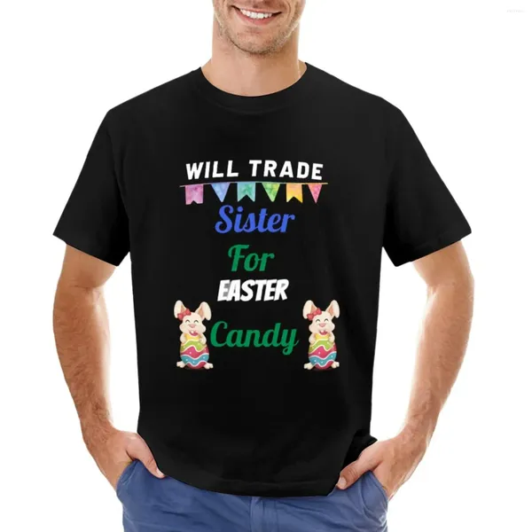 Мужские поло Copy Of Will Trade Sister For Пасхальная футболка Candy Футболки для мальчиков Футболки Мужская эстетичная одежда Футболки мужские