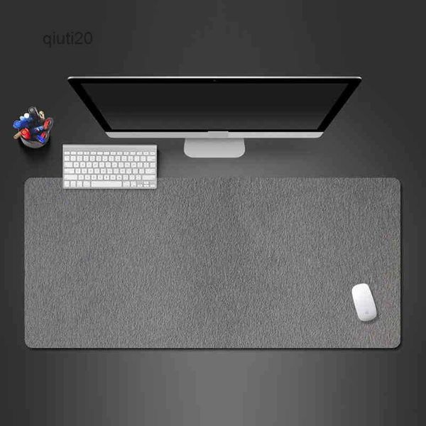 Mouse Pads Apoios de Pulso Avançado Cinza Abstrato Design Jogo Mouse Pad Borracha Natural de Alta Qualidade Big Lock Pad Office Notebook Teclado Mouse Grande Tapetes AA220314L231023