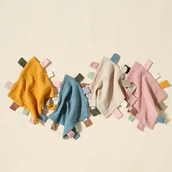 Одеяла, детское успокаивающее полотенце, мягкая хлопковая пустышка, прорезыватель, нагрудники, комфортное одеяло для младенцев, квадратные полотенца для кормления грудью, тканевые полотенца с отрыжкой, игрушка