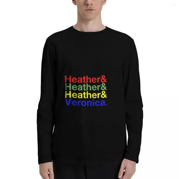 Herren-Poloshirts Heathers Veronica Ampersand Shirt Langarm-T-Shirts Sweat-Shirts Herrenbekleidung