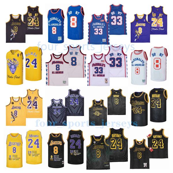 Personalizado NCAA Movie Basketball Jerseys Bryant Mcdonald Hs All American Throwback Cren Shaw Homens Tamanho S--XXL