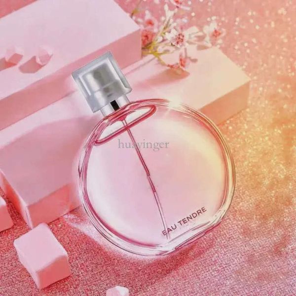 Designer perfume eau concurso 100ml chance menina rosa garrafa feminino spray bom cheiro de longa duração senhora fragrância rápido ship768