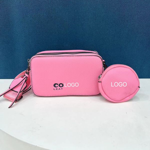 Bolsa crossbody bolsas designer mulher duas peças conjunto bolsa senhora câmera luxo couro do plutônio handbas moda sacos de ombro