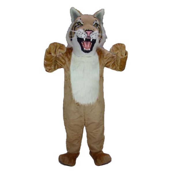 Costume da mascotte BOBCAT di Halloween Personaggio a tema anime dei cartoni animati Formato adulto Festa di compleanno di Carnevale di Natale Vestito operato