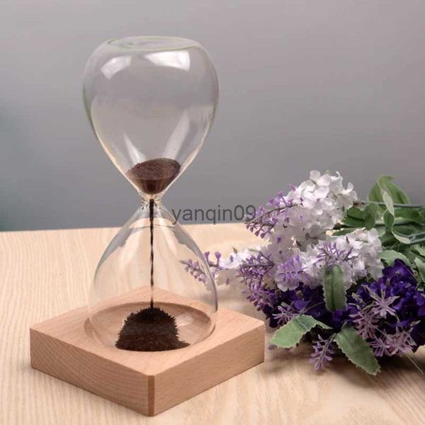 Oggetti decorativi Nave libera 1 Pz Awaglass Orologio con timer soffiato a mano Magnete Clessidra magnetica ampulheta artigianato orologio con sabbia clessidra timer Natale HKD231023