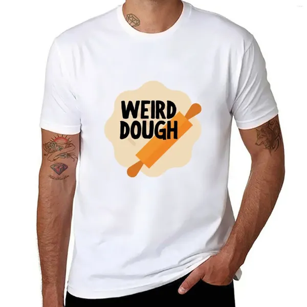 Herren Polos Weird Dough T-Shirt Kawaii Kleidung Schwarzes T-Shirt Workout-Shirts für Männer