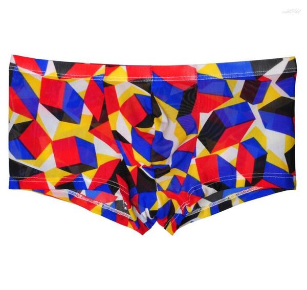 Mutande trasparenti Bikini sexy Intimo da uomo Boxer Pantaloncini in micro rete Mutande trasparenti Boxer da uomo maschili