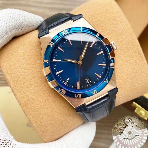 Modern Luxury Designer Mens Watch Alta Qualidade Clone Super Qualidade 39mm Automático Mecânico Clássico 2813 Pulseira de Aço Inoxidável Esportes Presente de Natal 007 Montes