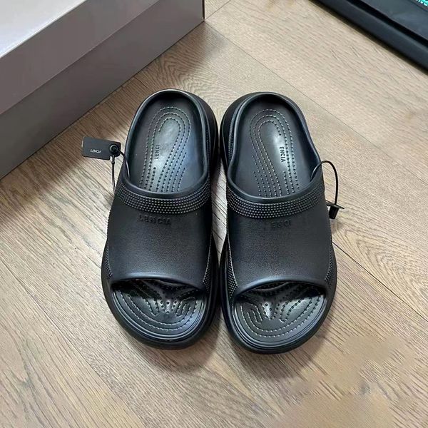 Schaum Frau Designer Slipper Pool Mann Slide Sandale Gummi Onyx Sand Knochen Harz Stein Salbei Plattform Luxus Schwarz Grau Slider Hausschuhe Modeschuh