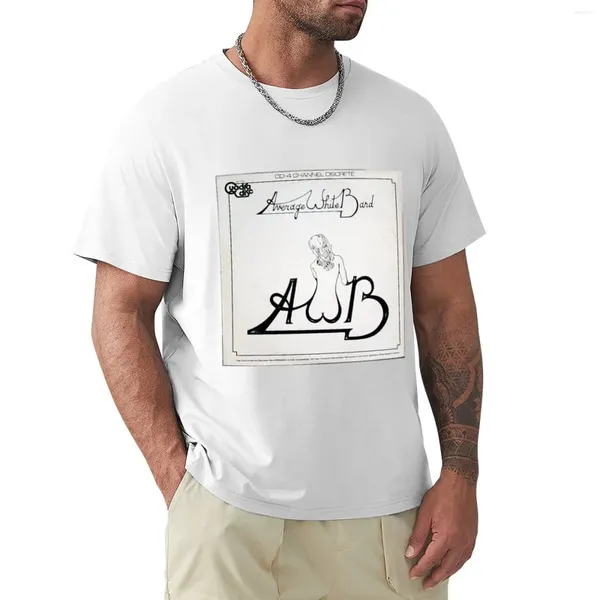 Polo da uomo AWB Average White Band Funk Soul T-shirt anni '70 T-shirt da uomo Short Fruit Of The Loom Camicie da uomo