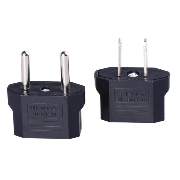 100 teile/los EU Europa Europäischen AC zu Amerikanischen USA USA Reise Ladung Power Stecker Adapter Outlet Konverter Adaptador Für Handy euro 12 LL