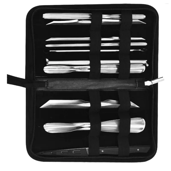 Coltelli 10 pezzi Set di strumenti per intaglio culinario Coltello per frutta e verdura Torta per guarnire zucca Multiuso per il ristorante El Party