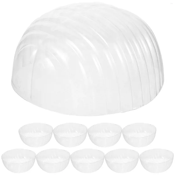 Colares de pingente 10 pcs plástico expositores chapéu titular boné de beisebol claro shaper homens mulheres suporte interno pvc