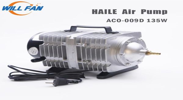 Will Fan Hailea Pompa d'aria Aco009D 135w Compressore d'aria magnetico elettrico per macchina da taglio laser 125Lmin Pompa di ossigeno Fish9493305