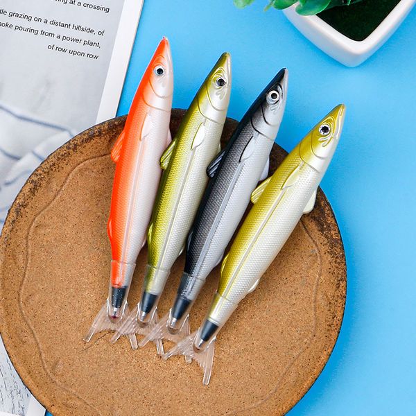 Kreative und lustige Kugelschreiber in Form eines gesalzenen Fischs. Kugelschreiber der Ocean-Serie