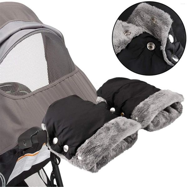 Fahrradhandschuhe Kinderwagen-Handwärmer mit Fleece-Innenseite, atmungsaktiv, winddicht, Universalgröße für Kinderwagen, Buggys, Anhänger