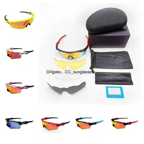 Cycle Role Oakleies Occhiali da sole da uomo Designer per donne Occhiali da sole Moda senza tempo Occhiali da sole classici Vetro Pc Radar EV Path QYAJ