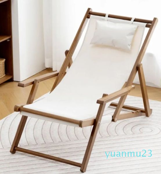 Mobili da campeggio Soggiorno Sedia da giardino in legno Patio Campeggio Spiaggia Sedie pieghevoli per esterni Chaise moderna Jardin