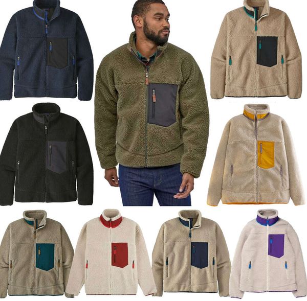 Designer-Herrenjacke, dicke Weste, Giacca (kaufen Sie zwei Jacken und erhalten Sie einen Filzhut), warme Daunen, klassische Retro-Antumn-Winter-Paarmodelle, Lamm-Kaschmir-Weste, Fleece-Mantel Retro-X 66