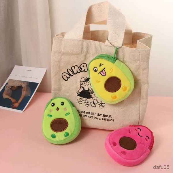 Borse 2023 Bambini Piccolo Portamonete Carino Avocado Peluche Portamonete Bambini Portachiavi Borsa Portamonete per le donne Ragazzi Ragazze Regalo Mini Borsa R231023