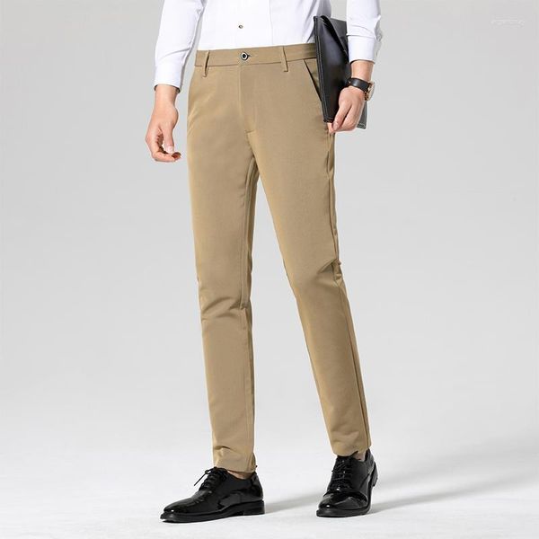 Männer Hosen Männer der Marke Herren Anzug 2023 Frühling Herbst Fashion Formal Gerade Business Casual Hosen MaleMen der Heat22