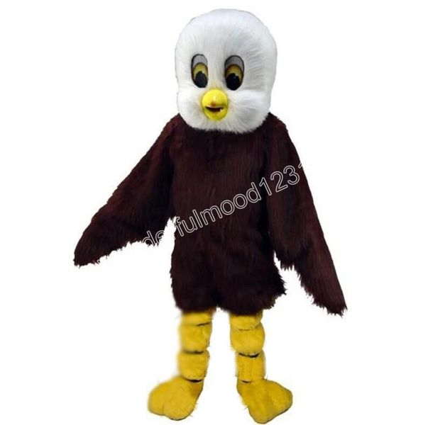 Novo traje bonito da mascote da águia do bebê traje de carnaval tema fantasia vestido de publicidade ao ar livre terno
