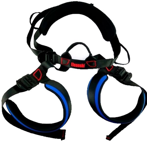 Ремни для скалолазания ELUANSHI Outdoor Rock Harness Rappel Ремень безопасности для альпинизма, шлем, обувь, карабин, оборудование, аксессуары для веревок 231021