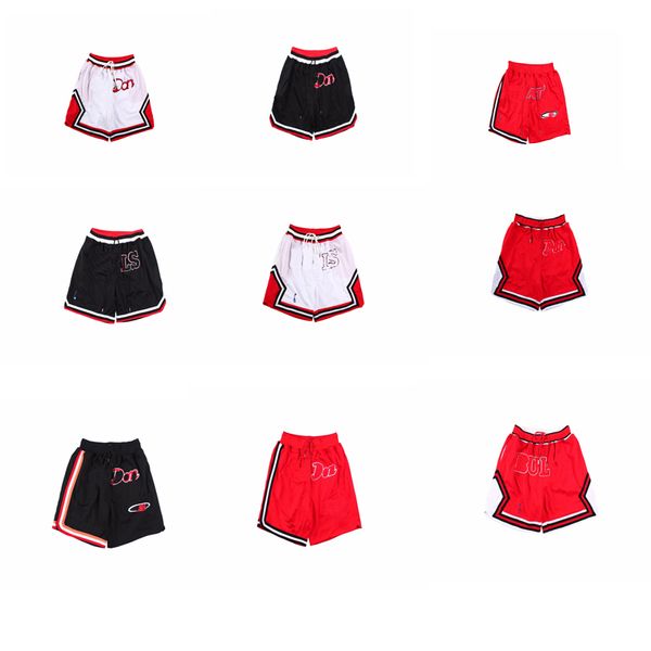 Nova moda curta carta impressa shorts de fitness malha respirável calças de praia série esportiva calça de basquete ginásio calções de treino tamanho s-xl preto branco vermelho