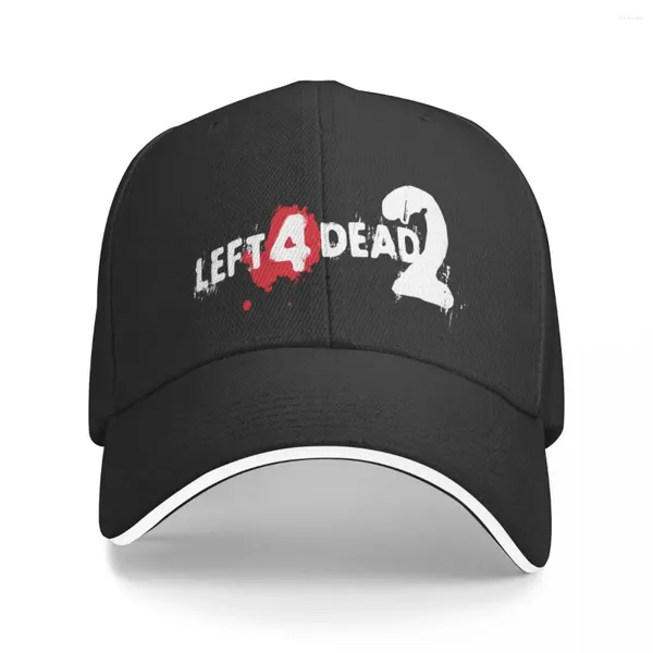 Bonés de bola esquerda 4 mortos 2 logotipo boné beisebol chapéu de natal homem mulheres anime chapéus femininos 2023 homens