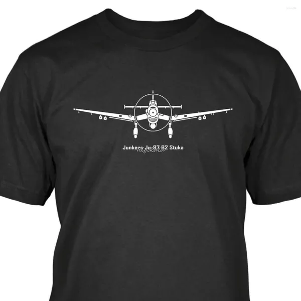 T-shirt da uomo Junkers Ju-87 B2 Stuka T-shirt Moda manica corta Saldi Stampa O-Collo Stile di alta qualità Casual Fitness Taglia EU XS-5XL Tee