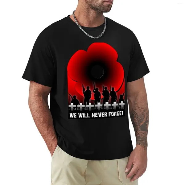 Polos masculinos Nunca esqueceremos Band Of Brothers Camisetas Camisetas masculinas com gráficos