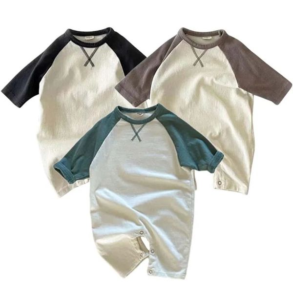 Strampler Frühling Herbst Baby Body Weiche Baumwolle Kleinkind Overalls für Mädchen Jungen geboren Kleidung Korea Stil Säuglingsspielanzug 231021