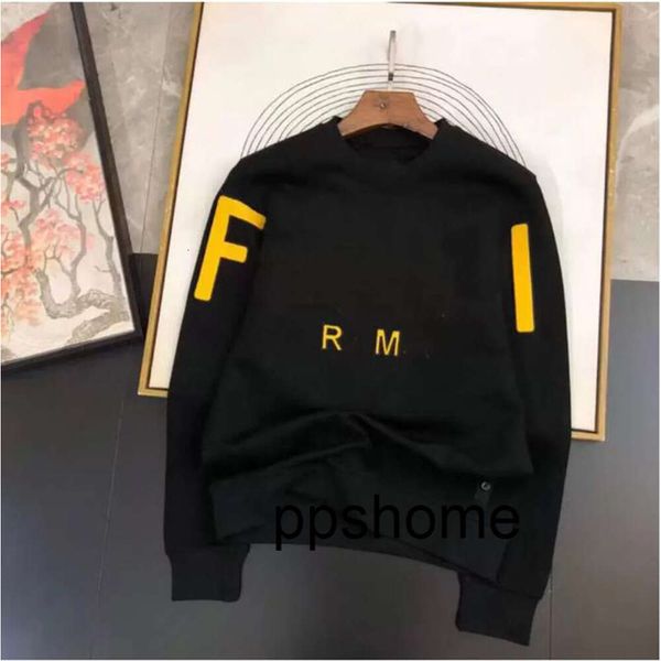 Fashions ppshome erkek tasarımcısı kapüşonlu göğüs işlemeli rozet erkek hoodies kadın kazakları sweatshirts çift modeller boyut s-5xl yeni kıyafetler