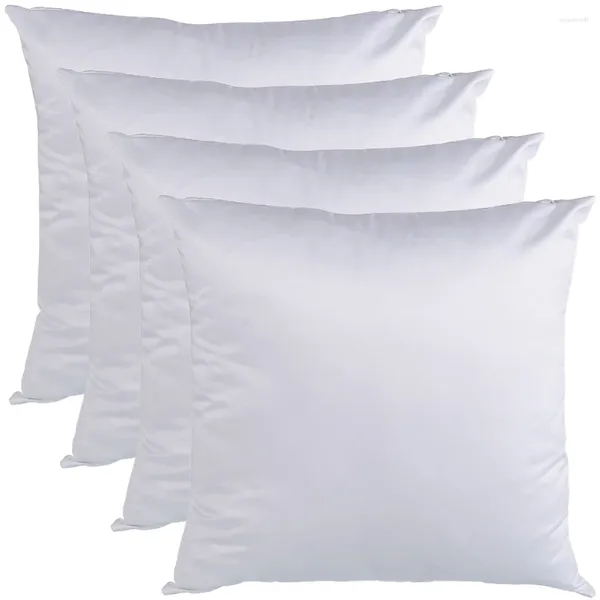 Travesseiro 4 Pcs Multifuncional Em Branco Lance Fronha Decoração de Casa Capa Protetora de Pele de Pêssego
