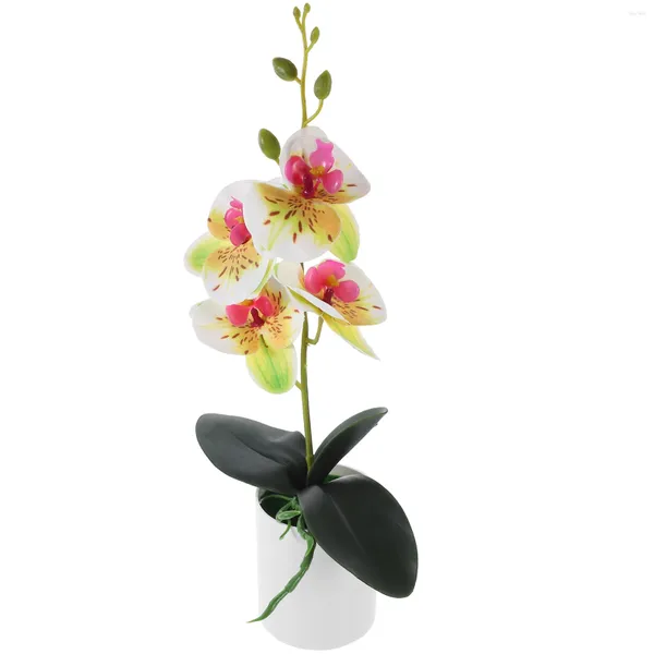 Fiori decorativi simulati fiori in vaso falsi finti finti orchidee bonsai desktop artificiale realistico