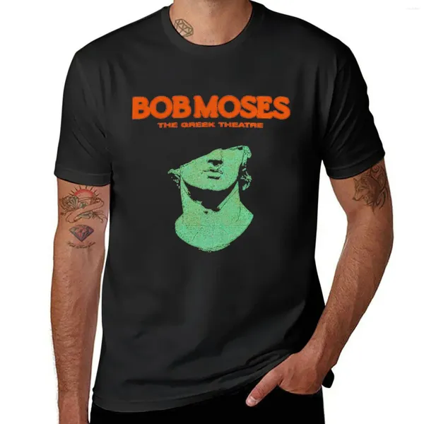 Polos masculinos Bob Moses Grego Camiseta Kawaii Roupas Coreanas Moda Mens Roupas