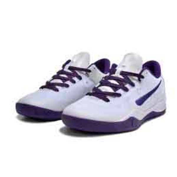 Uomo Bryants mamba 8 viii scarpe da basket protro ZK 8s White Gold Halo Pure Money Purple Green sneakers da tennis