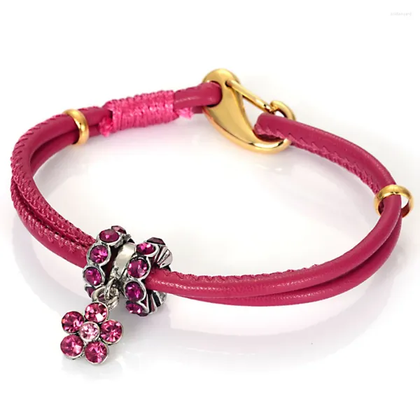 Braccialetti con ciondoli Accessori per gioielli di moda fatti a mano in pelle unisex alla moda Braccialetti con ciondoli B1920