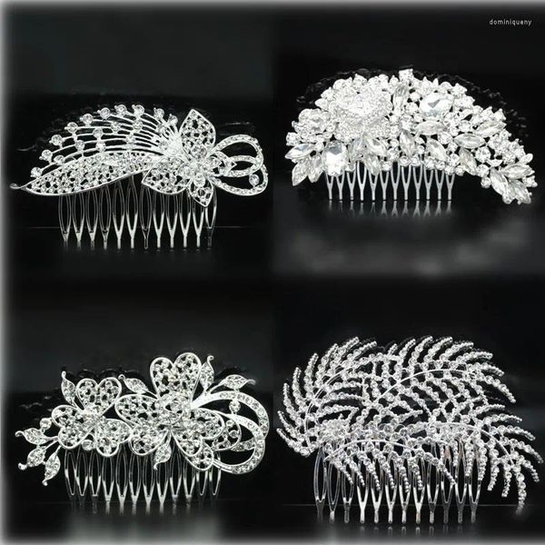 Haarspangen Damenmode Strass Plug Kamm Kopfschmuck Ornamente Braut Hochzeit Schmetterling Schmuck Accessoires Geschenk