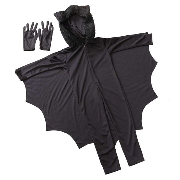 Traje de Halloween feminino designer cosplay traje unisex crianças desempenho roupas calças de uma peça animal morcego traje modelagem traje traje de halloween