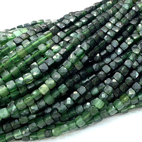 Pedras preciosas soltas veemake canadá jade natural colar pulseiras brincos anel diy facetado cubo irregular pequenas contas para fazer jóias