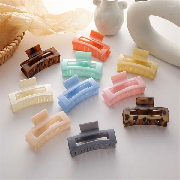 Haarspeldjes 2023 Koreaanse Solid Elegant Clear Acryl Haarspelden Barrette Hoofddeksels Voor Vrouwen Meisjes Accessoires Geschenken